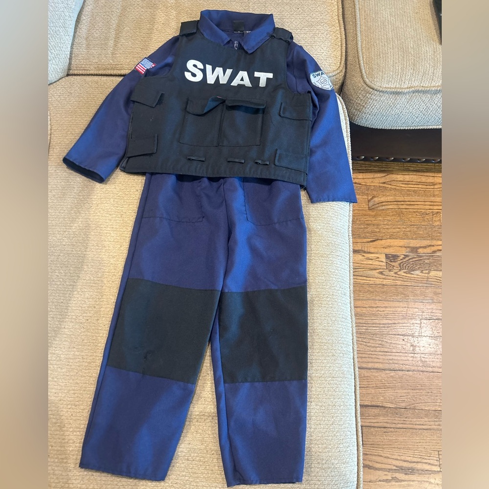SWAT Costume with Vest and Pants